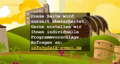 Desktop Screenshot of pfalz-event.de